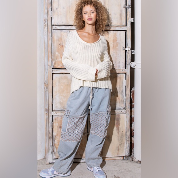 POL Oversized denim pants - Picture 2 of 5